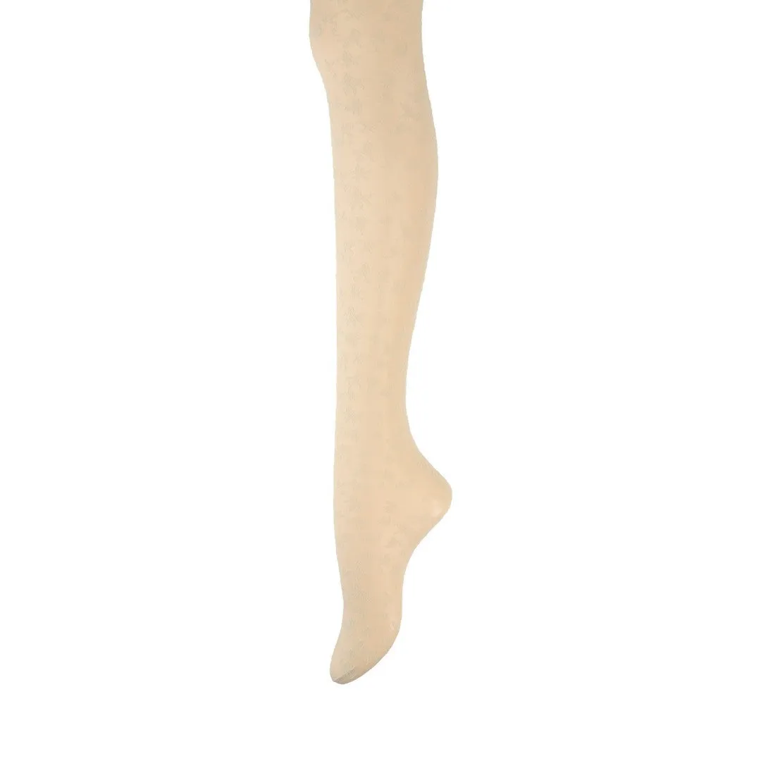 011700073 Leaf Pattern Sheer Tights 20D