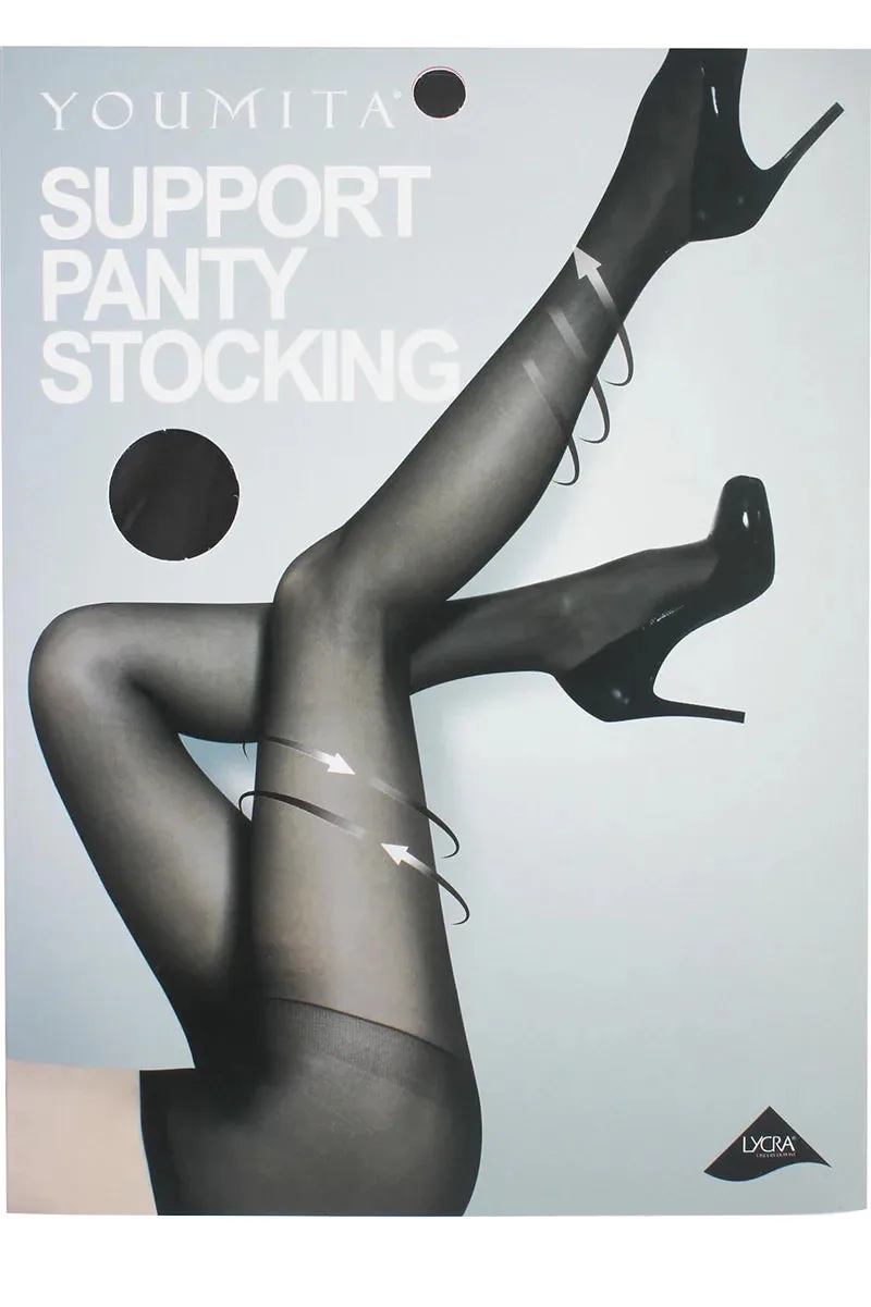 11008 6 Piece Support Panty Stocking – Firm Control Sheer Tights