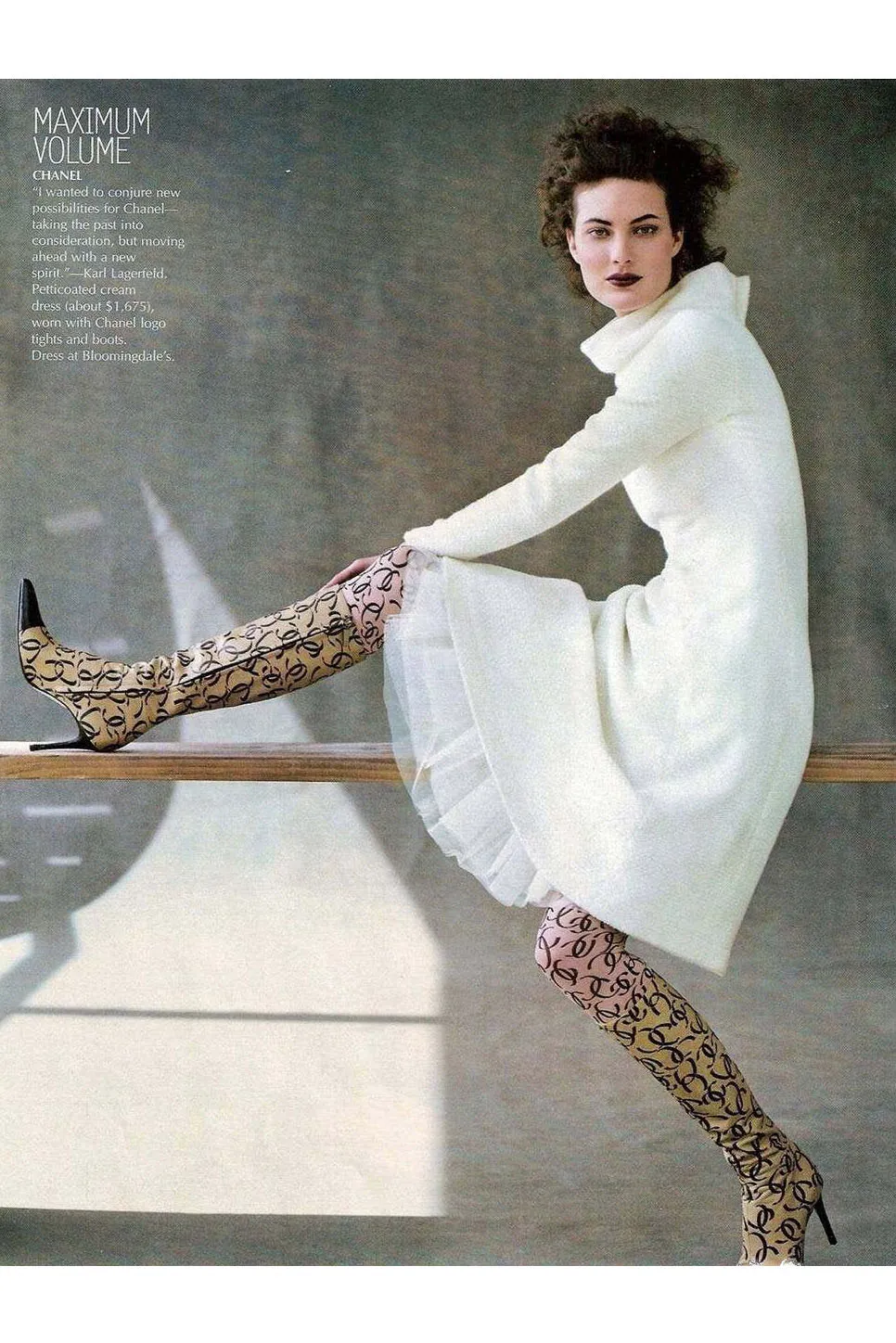 2000 A/W Monogram CC Logo Stockings