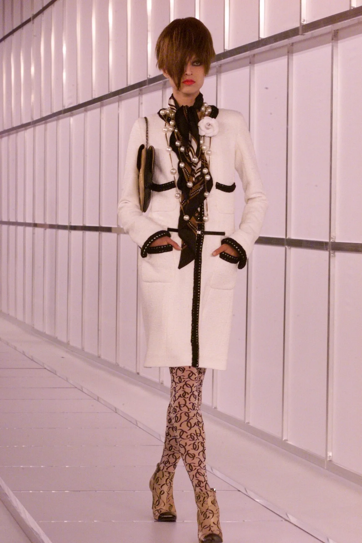 2000 A/W Monogram CC Logo Stockings