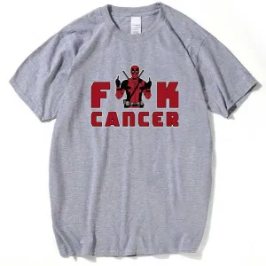2017 Anime Tshirts Deadpool Funk Cancer T-Shirt P**k Rap Alternative Rock And Roll Games Tee Letter Rocker Clothing 3XL