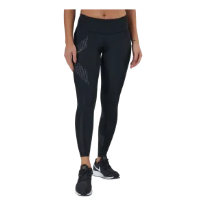 2XU Damen Mid-Rise Compression Tights, Black/Lavendust