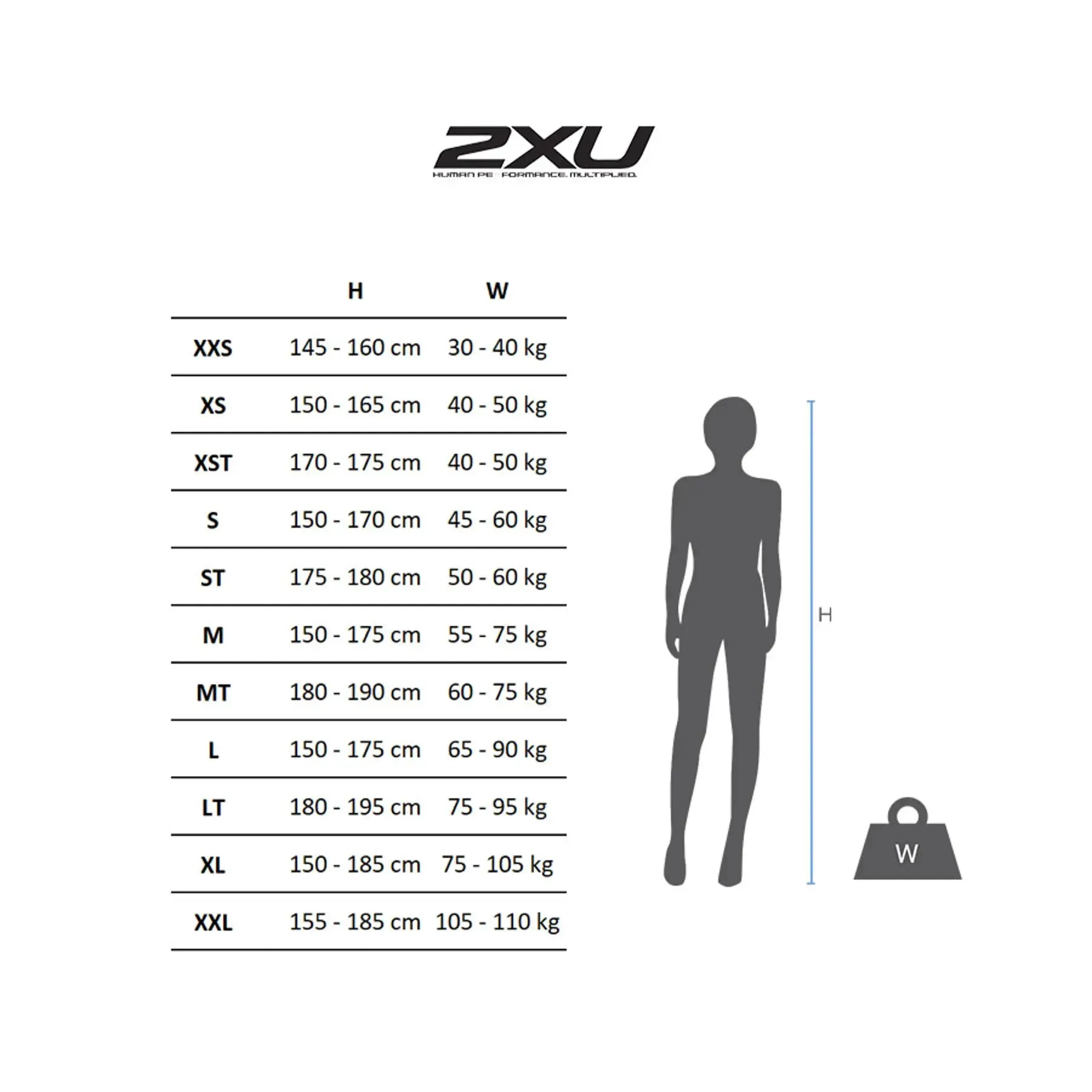 2XU Damen Power Recovery Compression Tights, Black/Green