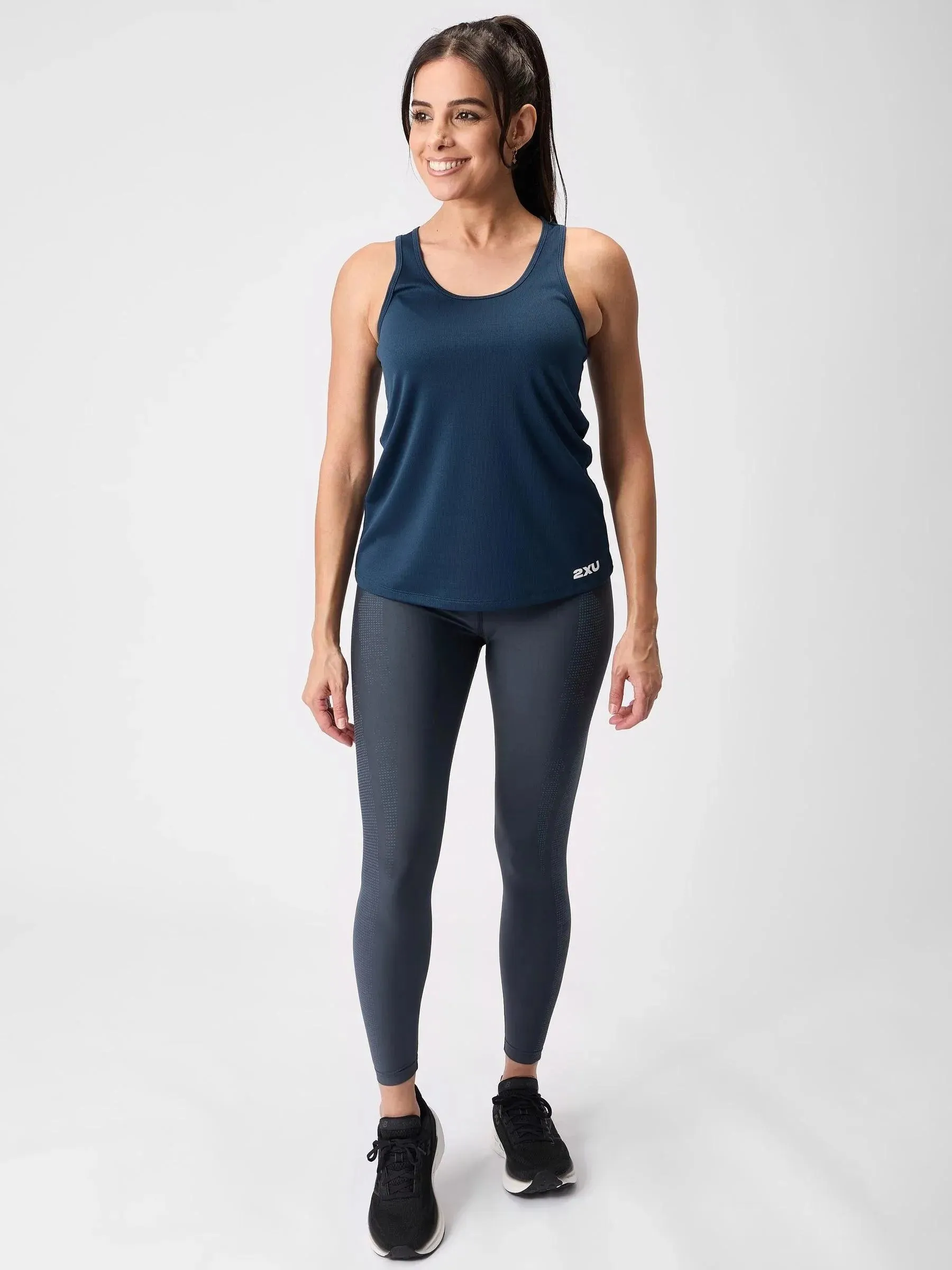2XU Sculpt Hi-Rise Compression Tights (Navy) - Women's