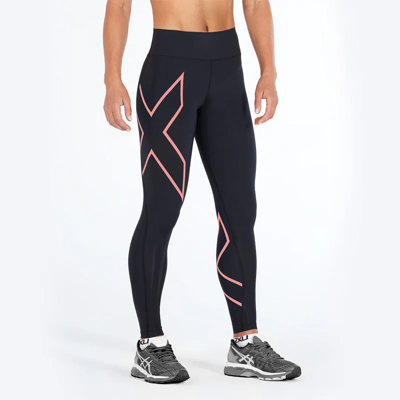 2XU WOMENS BONDED MID RISE FULL LENGTH TIGHT