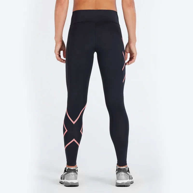 2XU WOMENS BONDED MID RISE FULL LENGTH TIGHT
