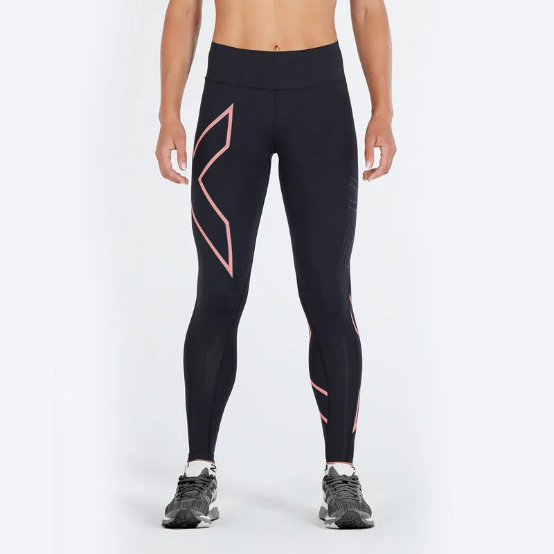 2XU WOMENS BONDED MID RISE FULL LENGTH TIGHT