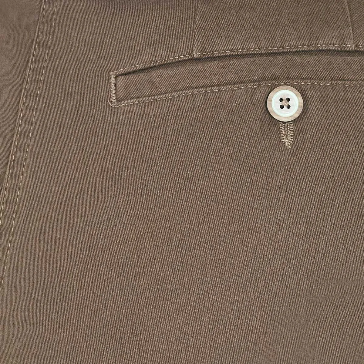 40% OFF - GURTEEN Chinos - Longford Stretch Cotton – Taupe - Size: 46 REG