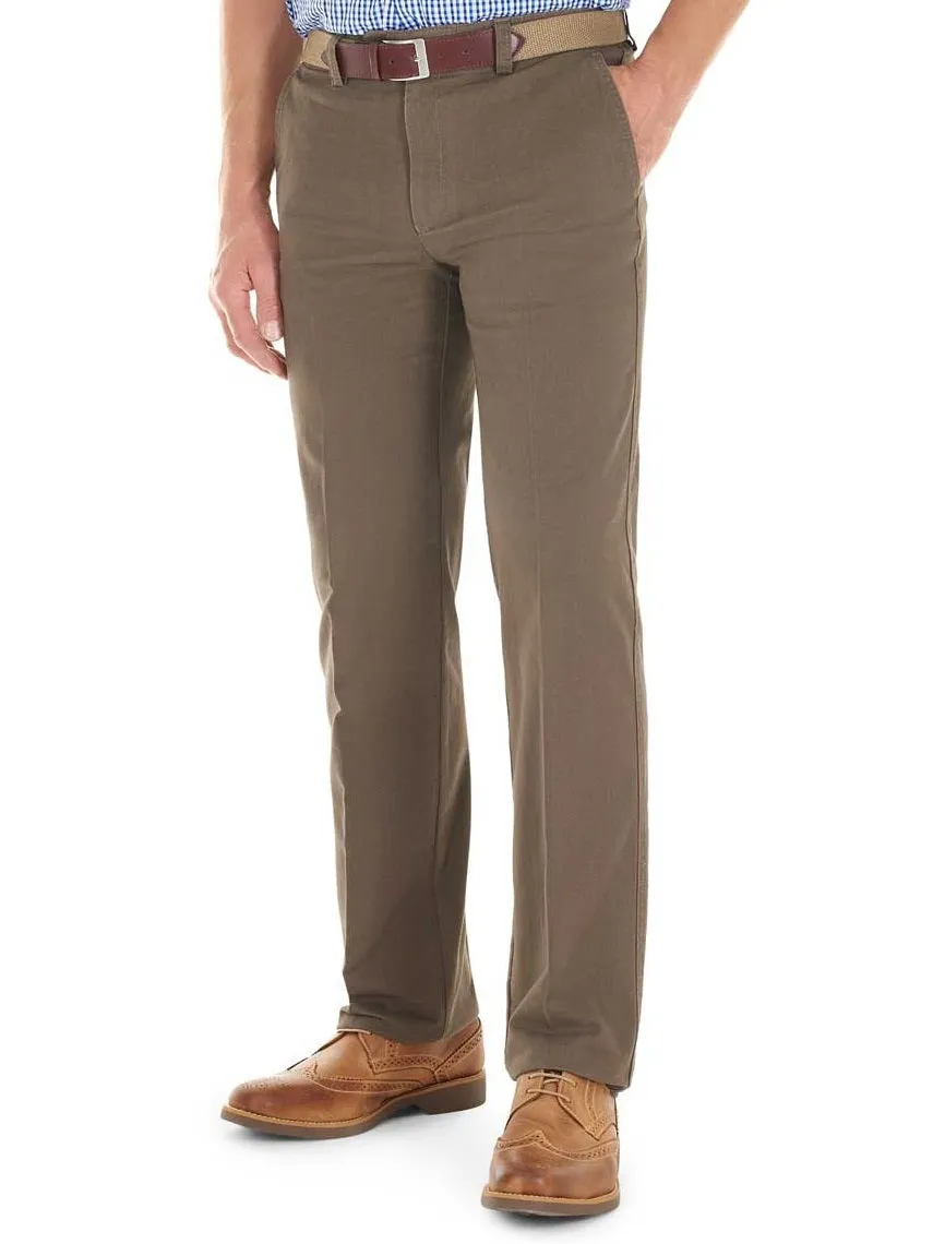 40% OFF - GURTEEN Chinos - Longford Stretch Cotton – Taupe - Size: 46 REG