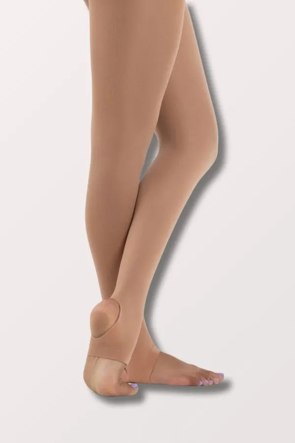 Adult Ultra Hold Stirrup Tights - Suntan