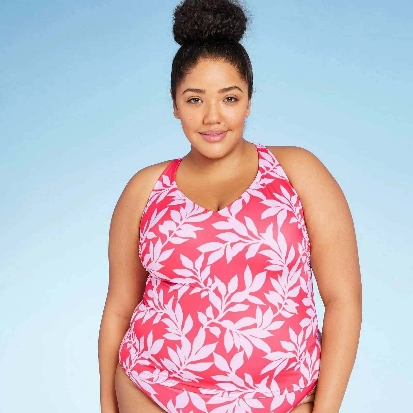 All In Motion Women's Plus Size V-Neck Tankini Top