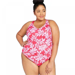 All In Motion Women's Plus Size V-Neck Tankini Top