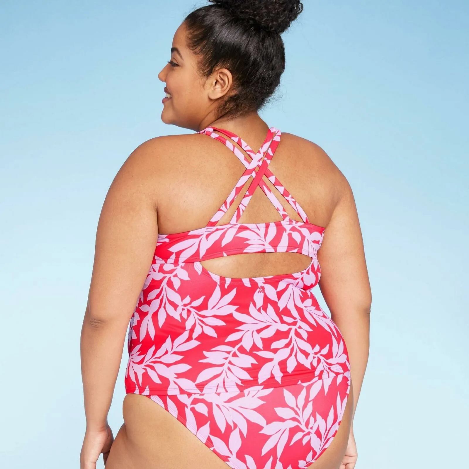 All In Motion Women's Plus Size V-Neck Tankini Top