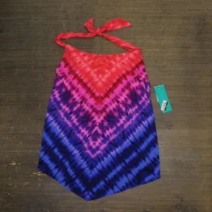 Aqua Green Womens Halter Tie Tankini Swim Top 167901eac1ff24 Red Multi S