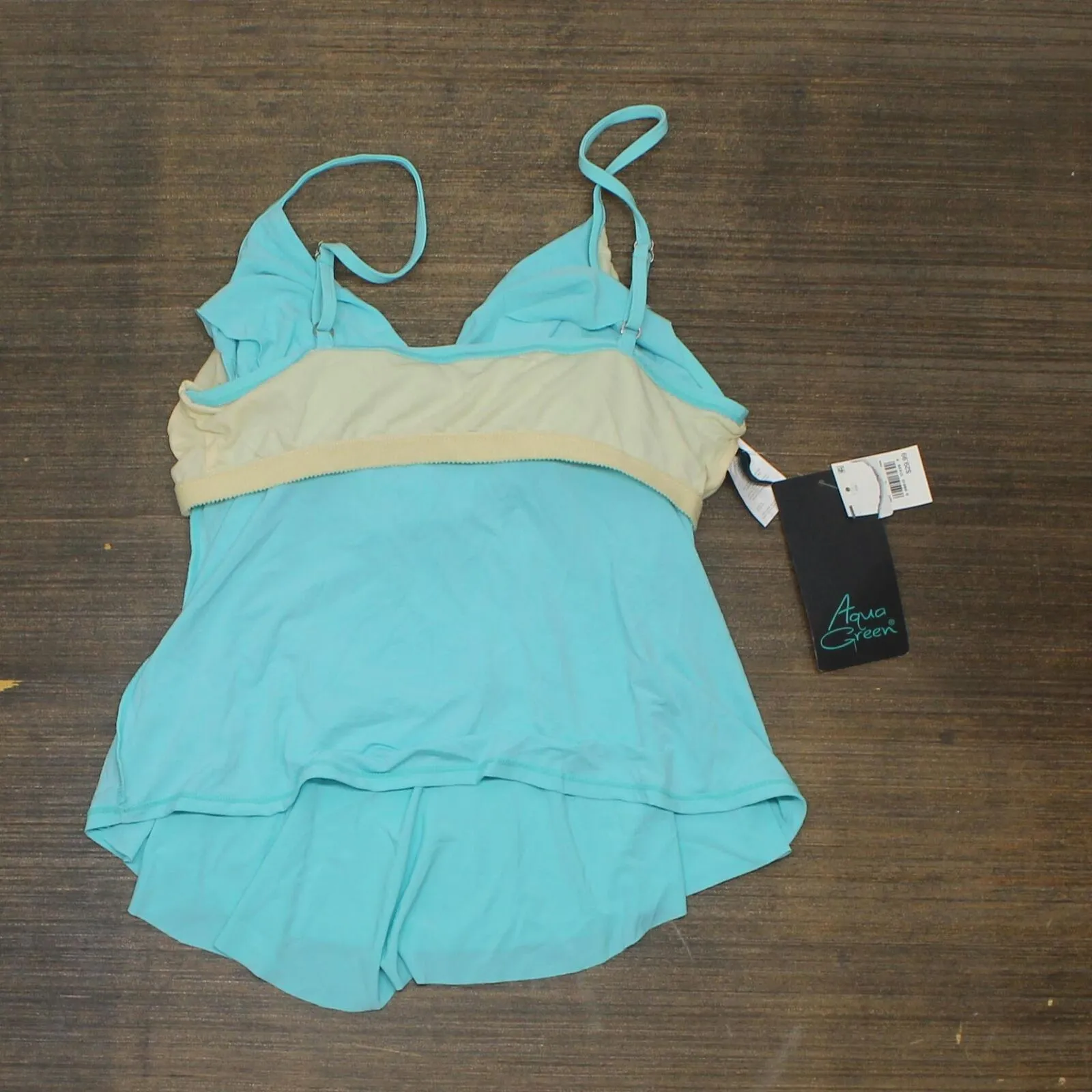Aqua Green Women's Tiered Tankini Top 54252256 Light Blue L