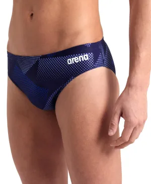 Arena Performance Men's Halftone Swim Briefs - Navy