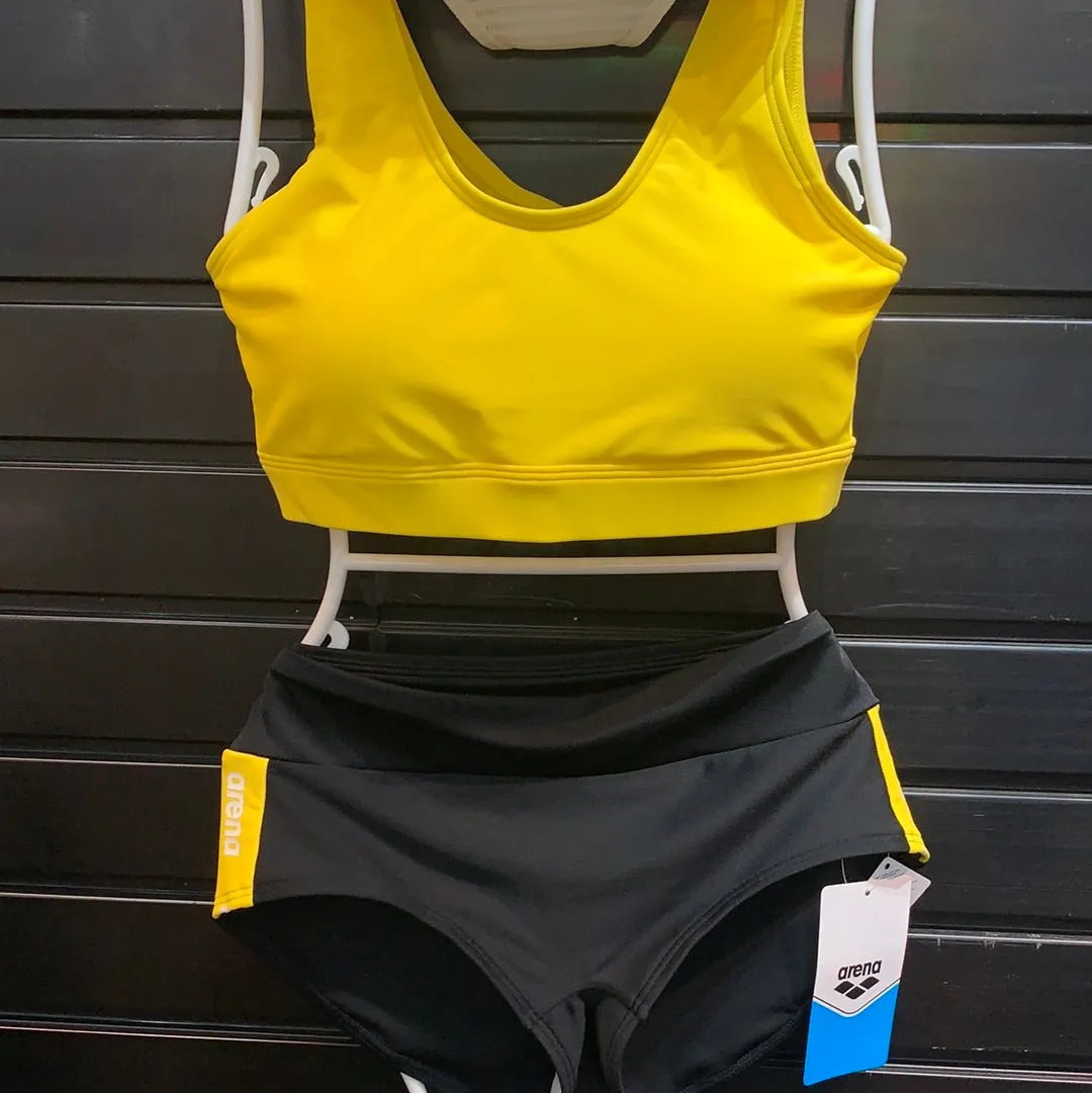 Arena S21 L Monogram Power Bra Top Tankini 2Pcs