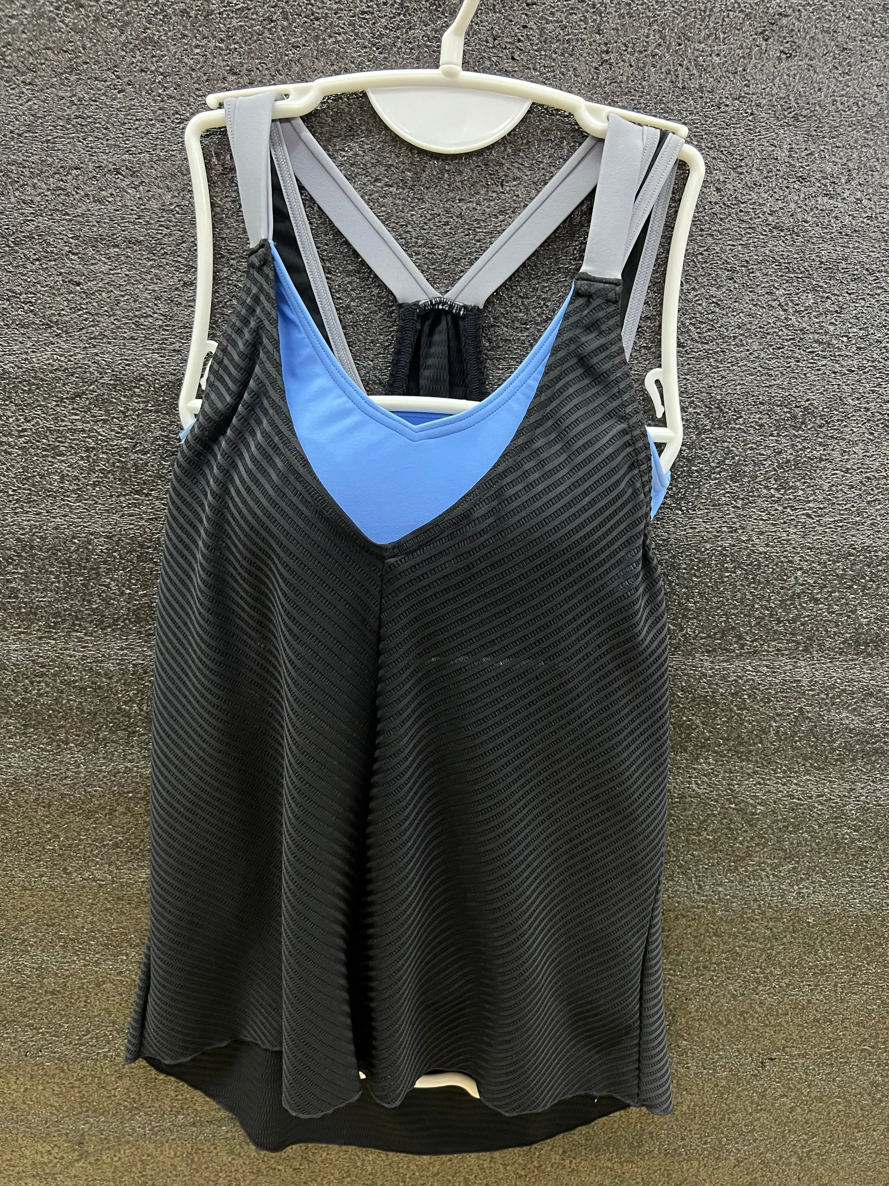 Arena S21 L Monogram Power Bra Top Tankini 2Pcs