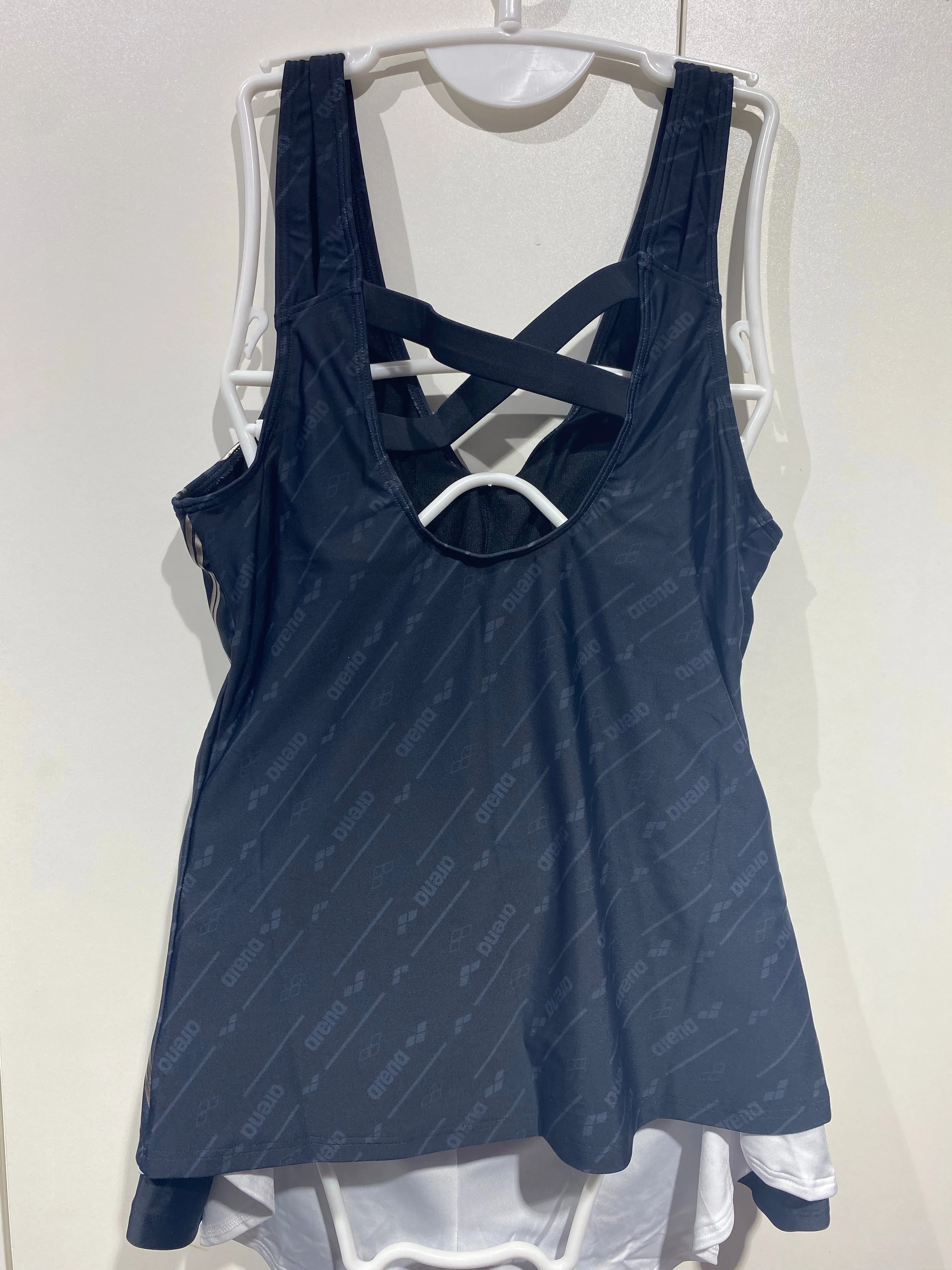 Arena S21 L Monogram Power Pattern Tankini 2Pcs With 2 In 1 Shorts