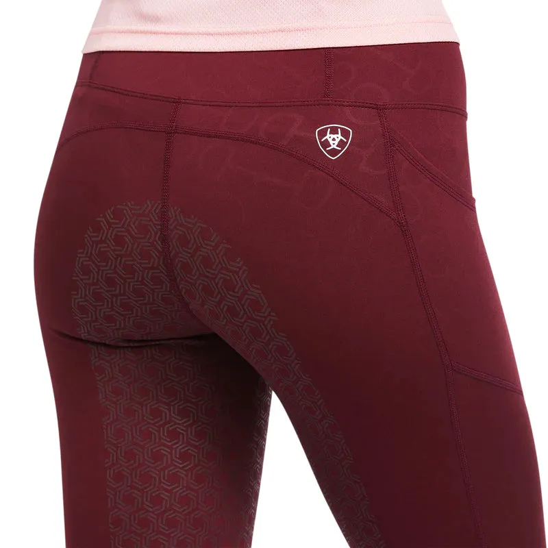 Ariat EOS Ladies Full Seat Tight Zinfandel Bit Print Emboss