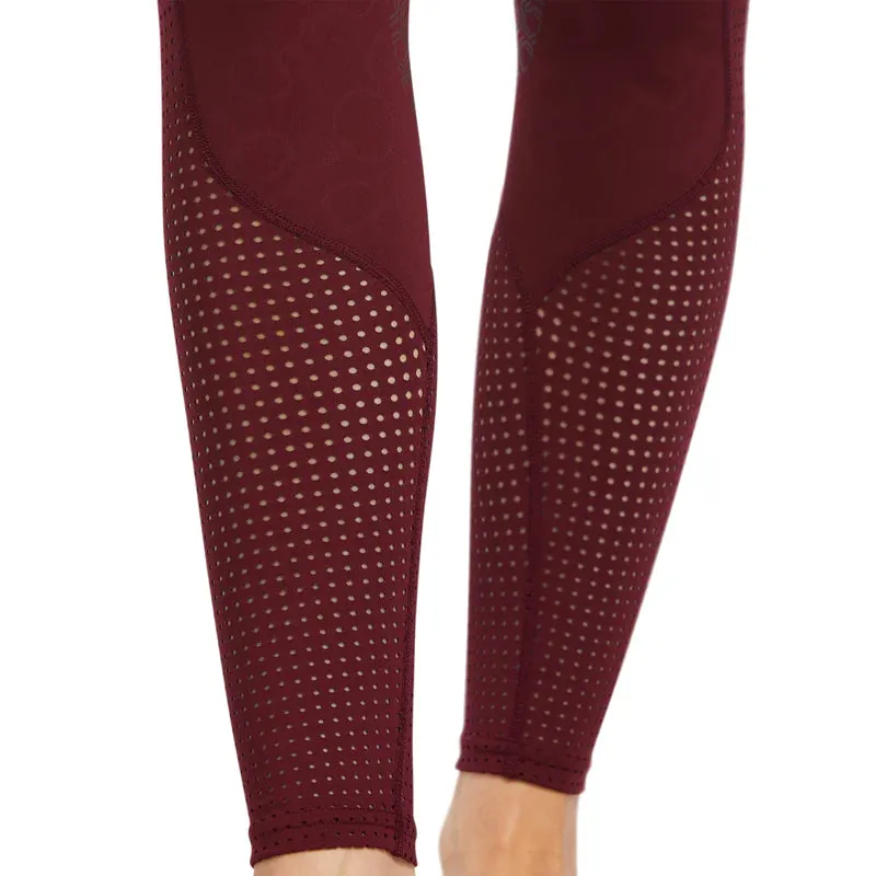Ariat EOS Ladies Full Seat Tight Zinfandel Bit Print Emboss