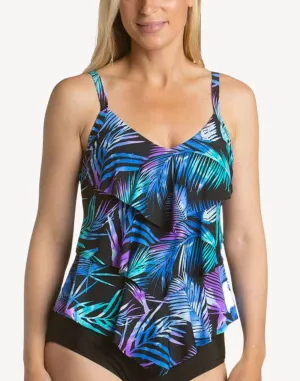 Aruba Tiered Ruffle Tankini Top