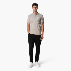 ATELIER MILANO CHAIN POLO | TAUPE/OFF WHITE