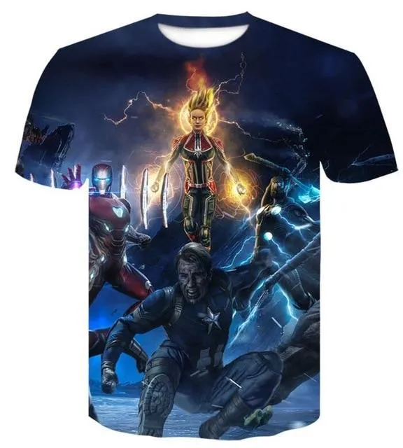 Avengers Endgame 3D print t-shirts