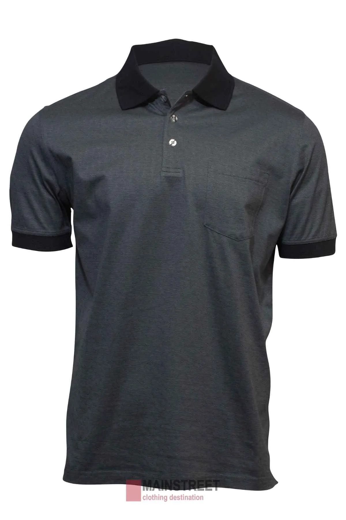 Back Bay Mercerised Cotton Jacquard Polo