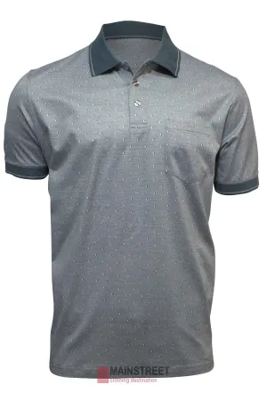 Back Bay Mercerised Cotton Jacquard Polo