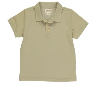 Beige Pique Polo