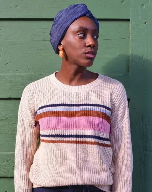 Being Beige Striped Sweater