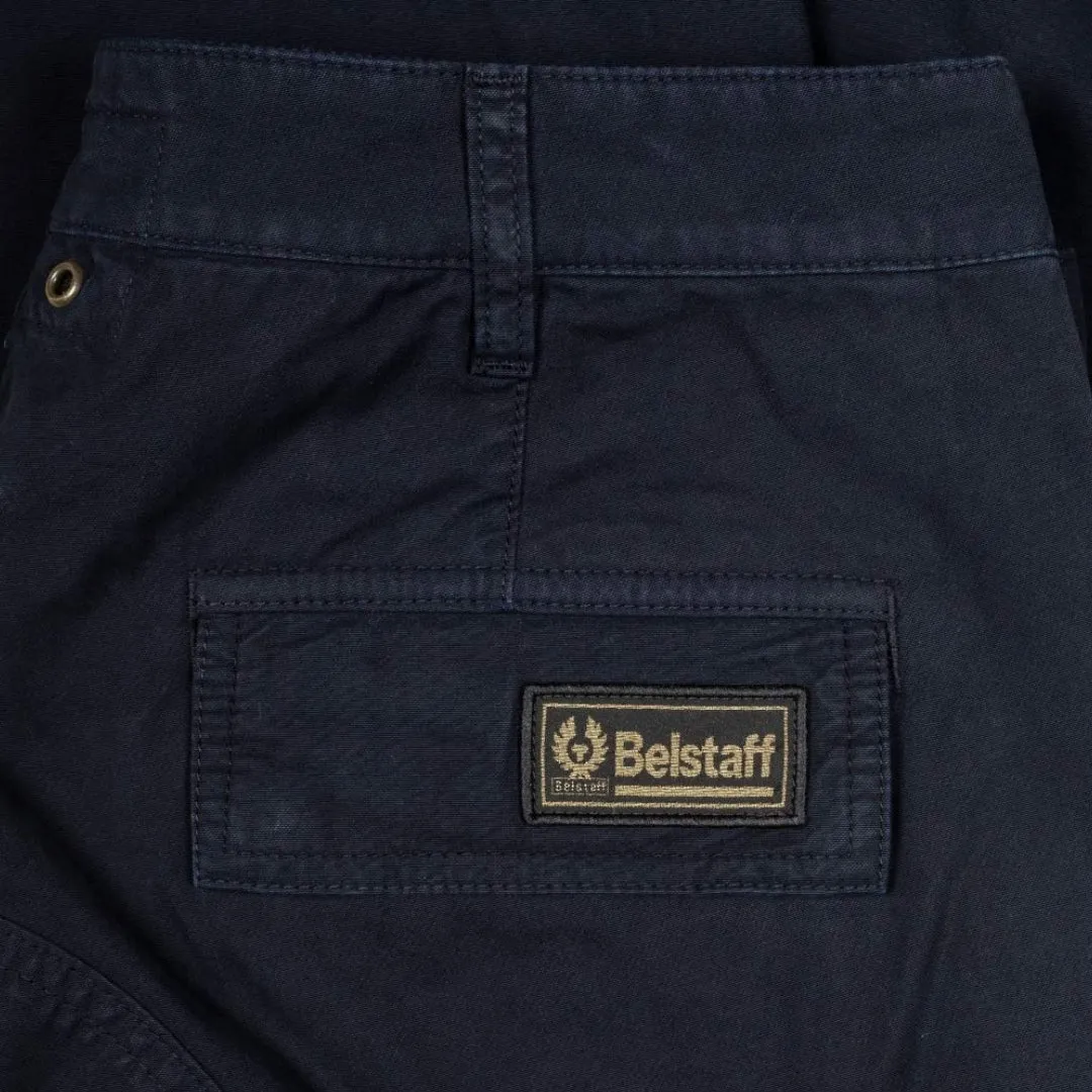 Belstaff Mens Trousers Trialmaster Cargos Trousers Navy Blue