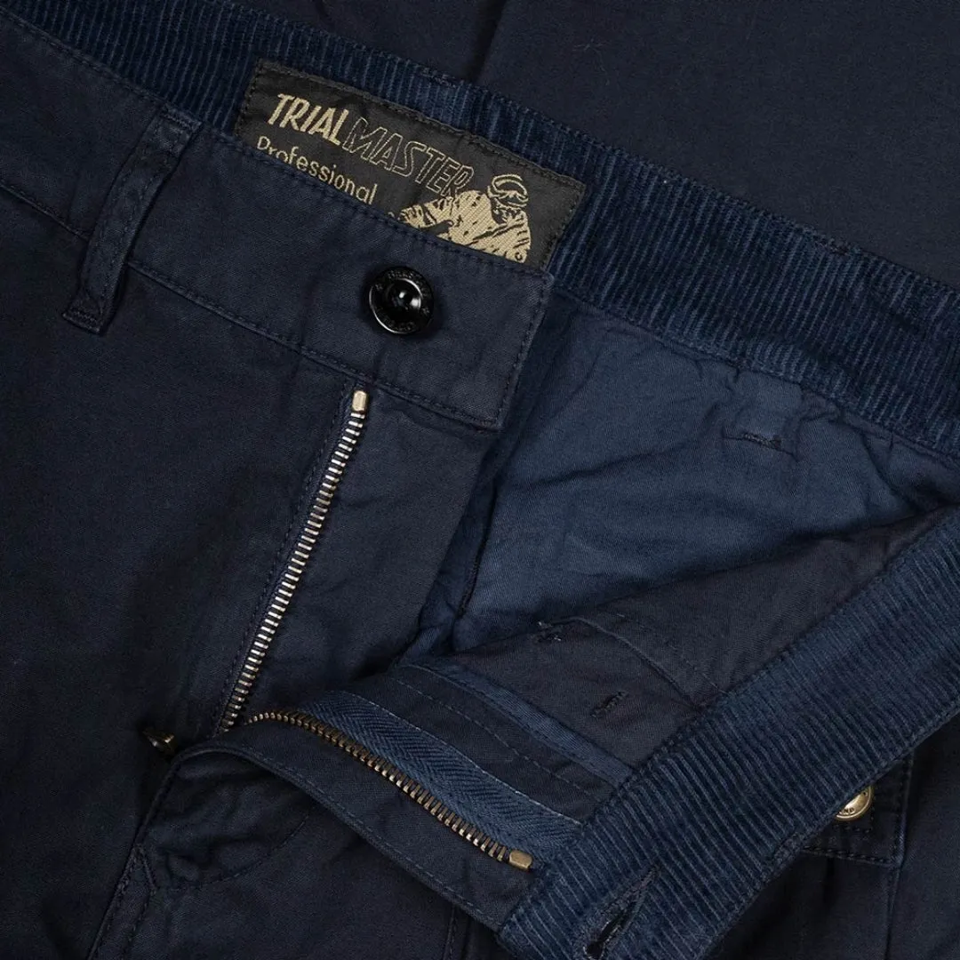 Belstaff Mens Trousers Trialmaster Cargos Trousers Navy Blue
