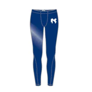 Black Chrome Womens Full Compression Tights Murrabit FC