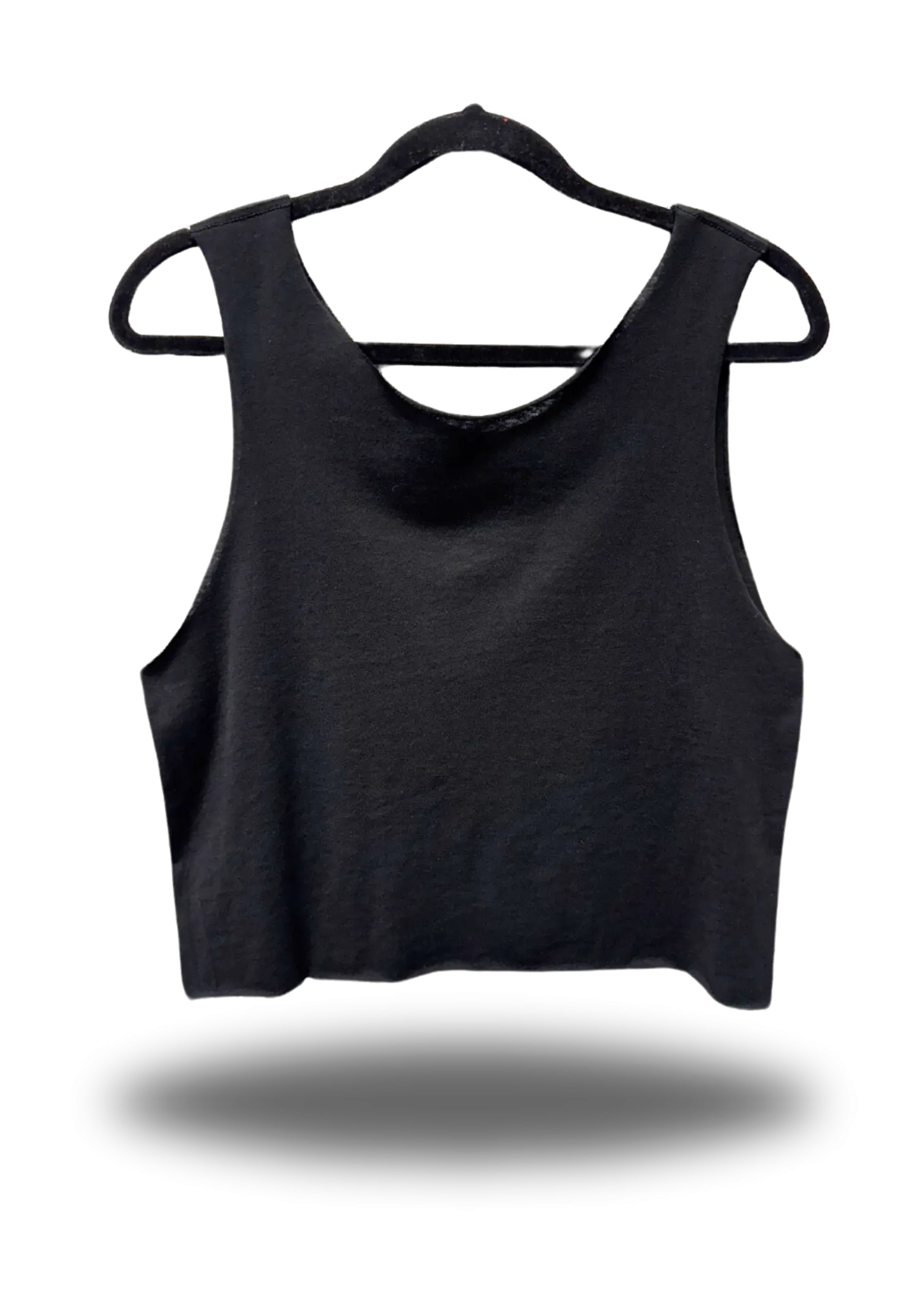 BLACK CROP TANK TOP 1.0