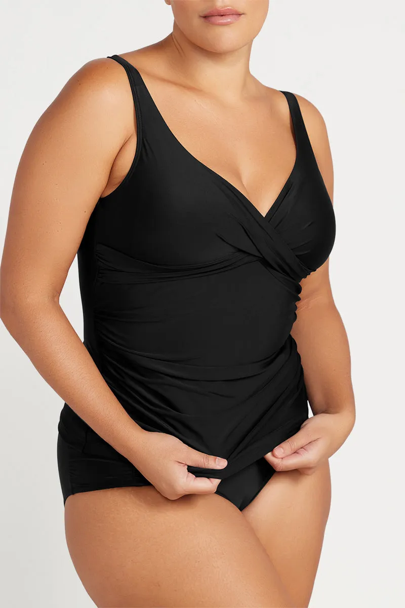 Black Hues Delacroix Multifit Cup Tankini Top