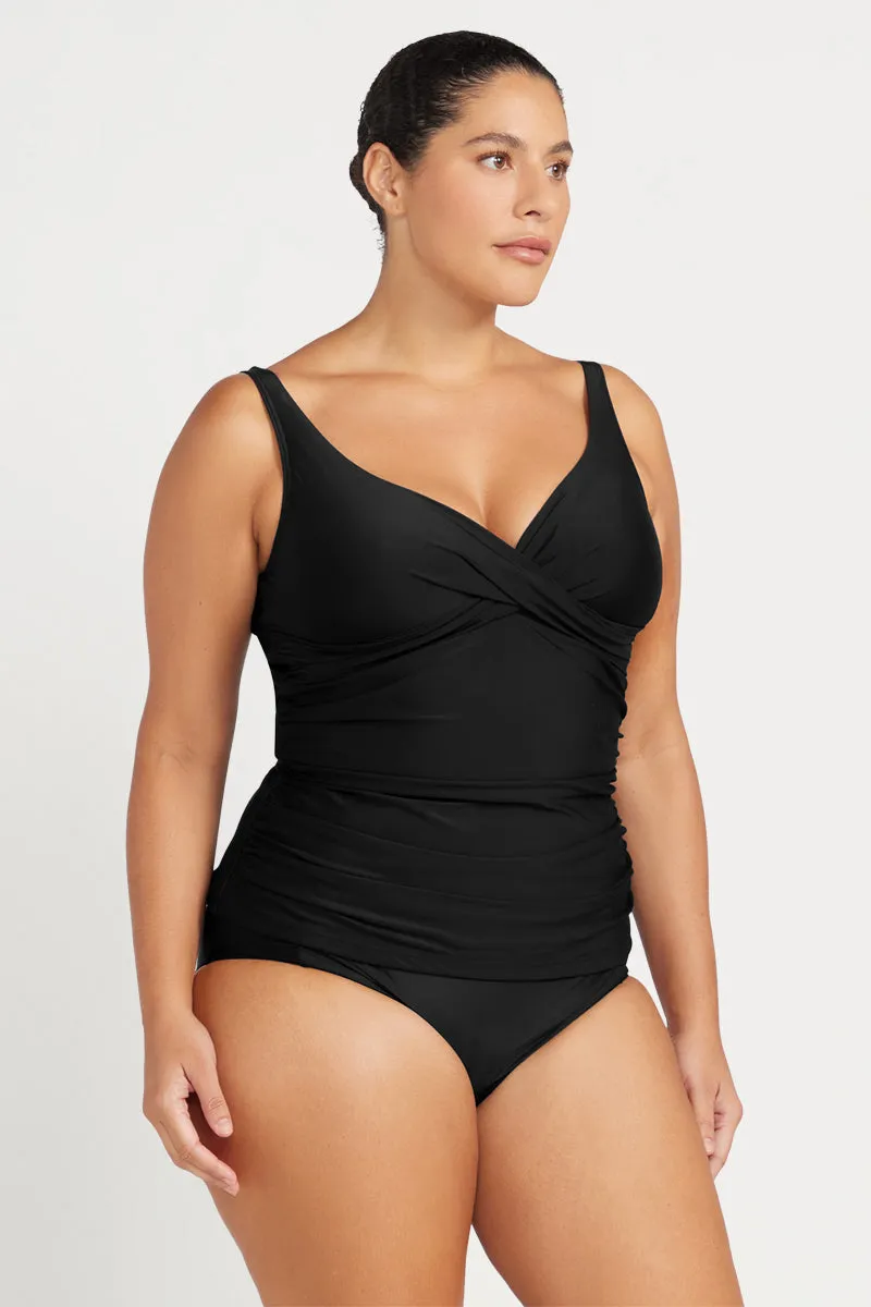 Black Hues Delacroix Multifit Cup Tankini Top