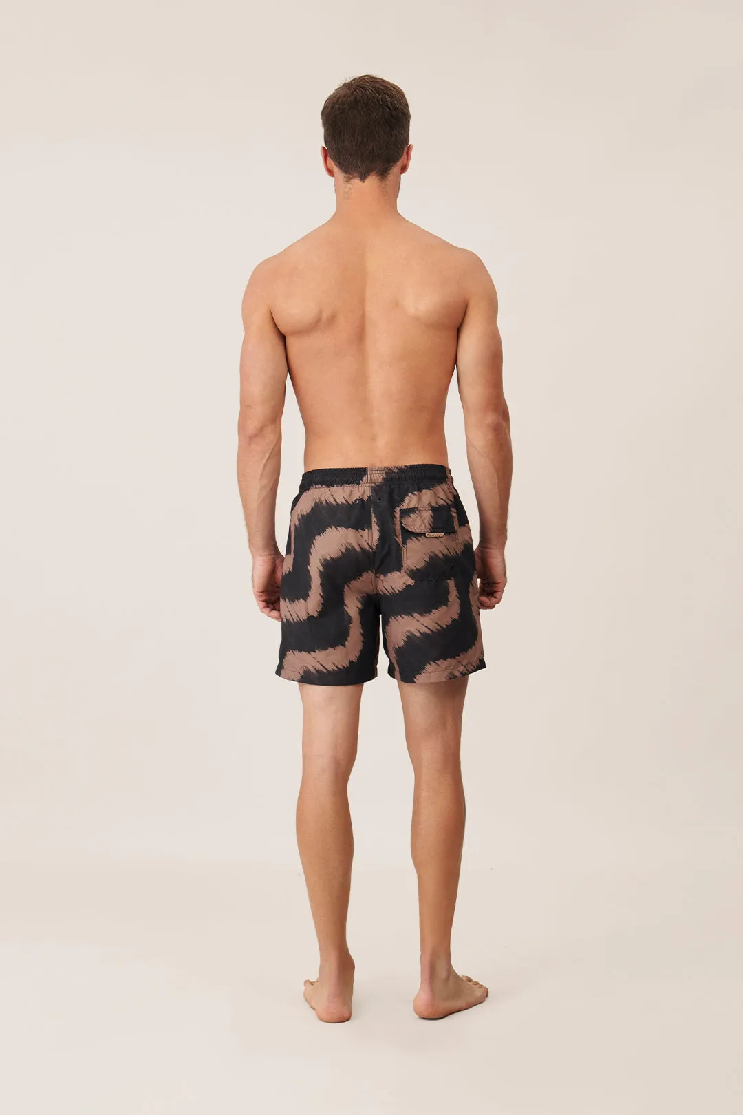 Bloomy Men's Swim Trunk - Mocca Summer