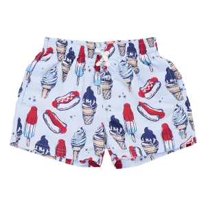 Blue Rooster Boys Swim Trunks - Summer Treats