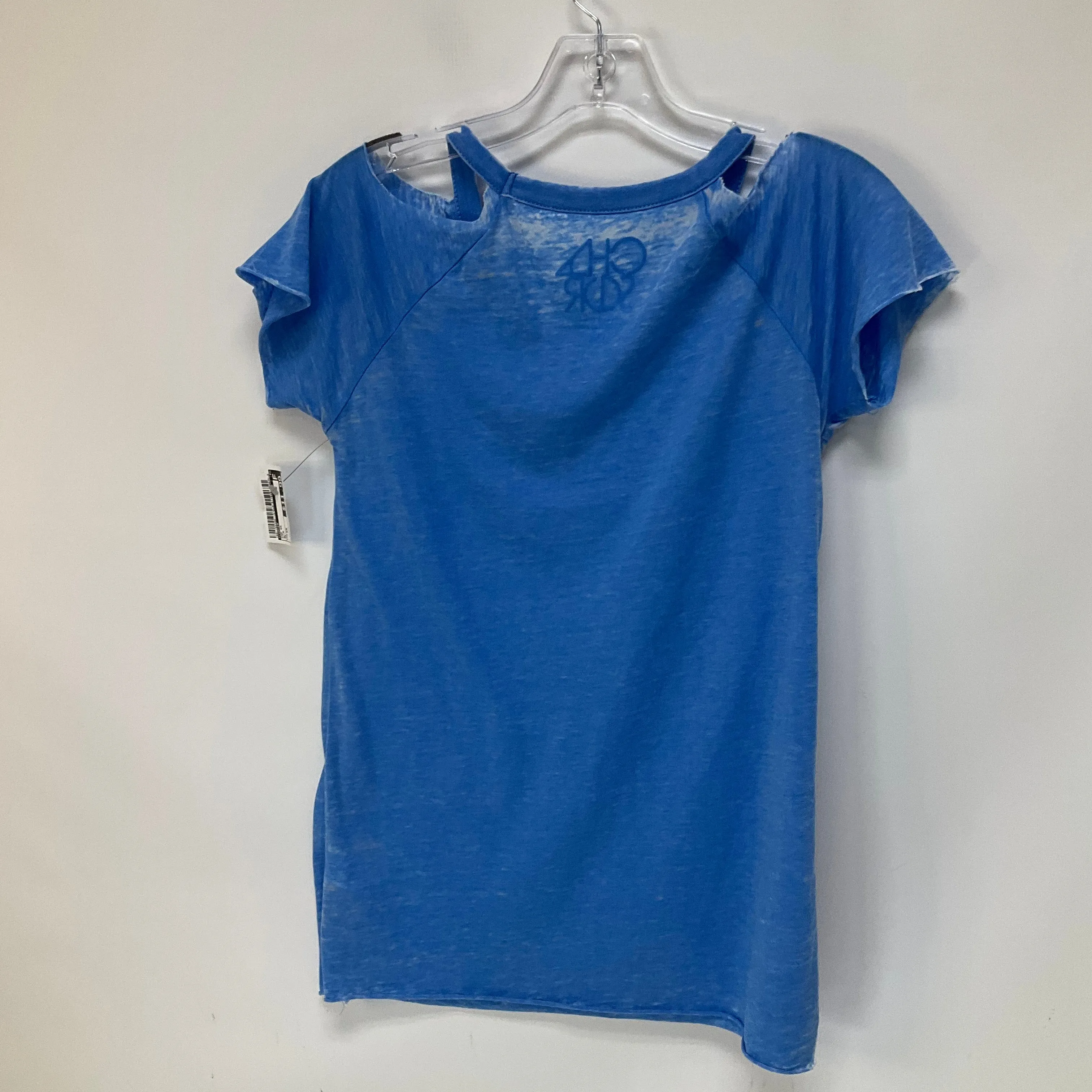 Blue Top Short Sleeve Chaser, Size Xs