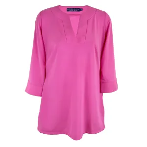 Boca Tunic Top in Hot Pink