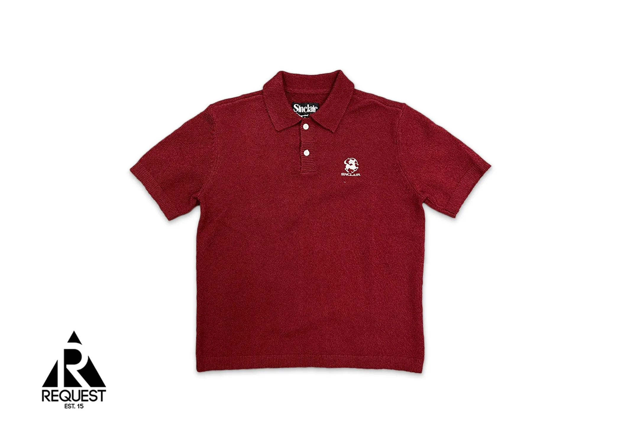 Boucle Polo Shirt "Maroon"