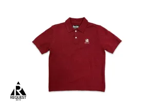 Boucle Polo Shirt "Maroon"