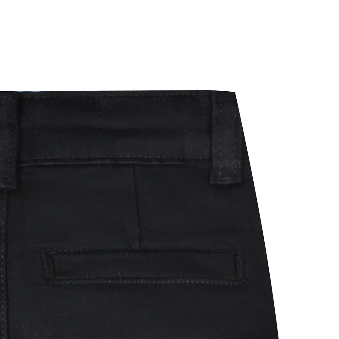Boys Black Color Chinos
