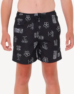 Boys Evolution Motif Swim Trunk