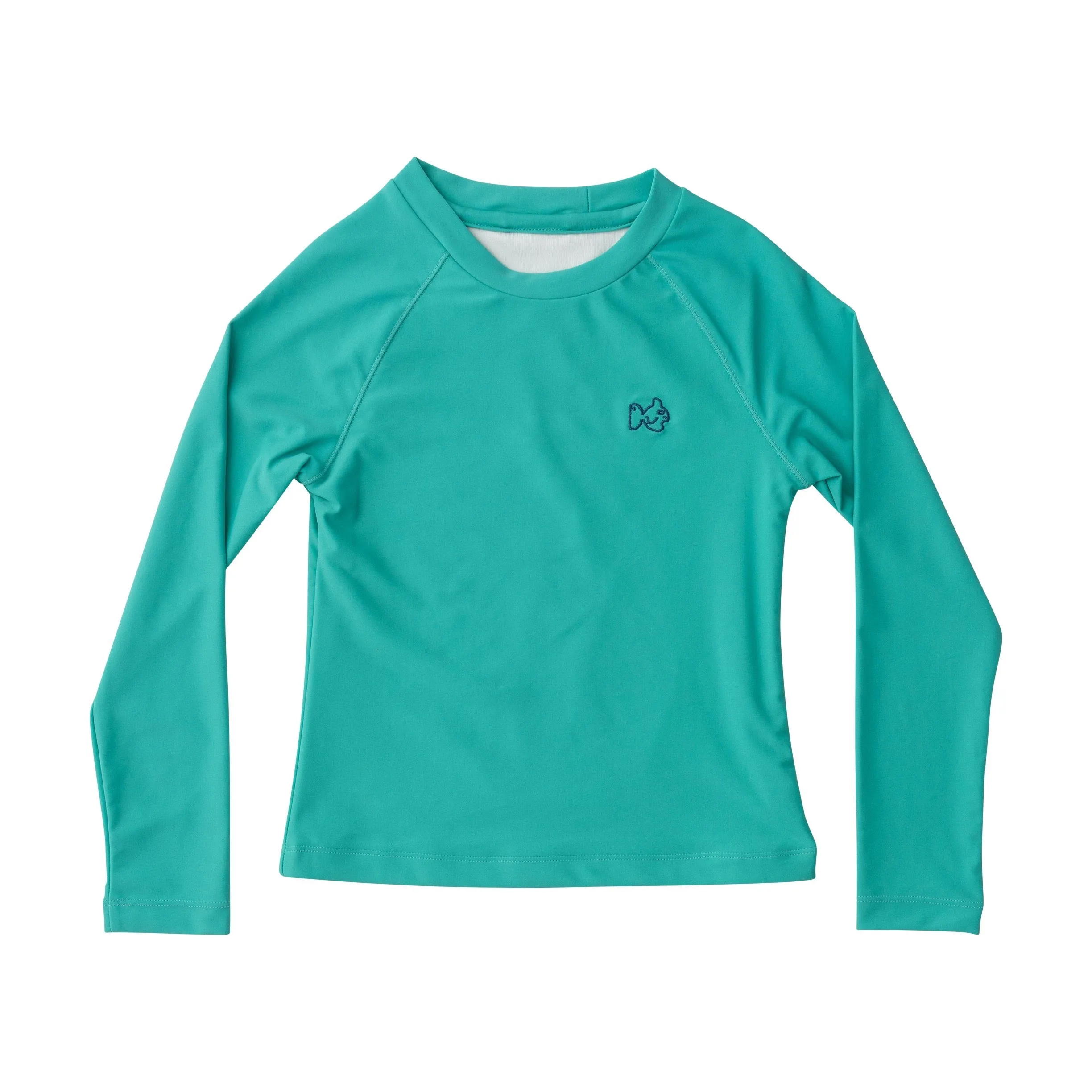 Boys' Reef Rashguard Swim Shirt in Atlantis Green