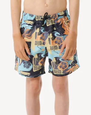 Boys Shred Revival Swim Trunk