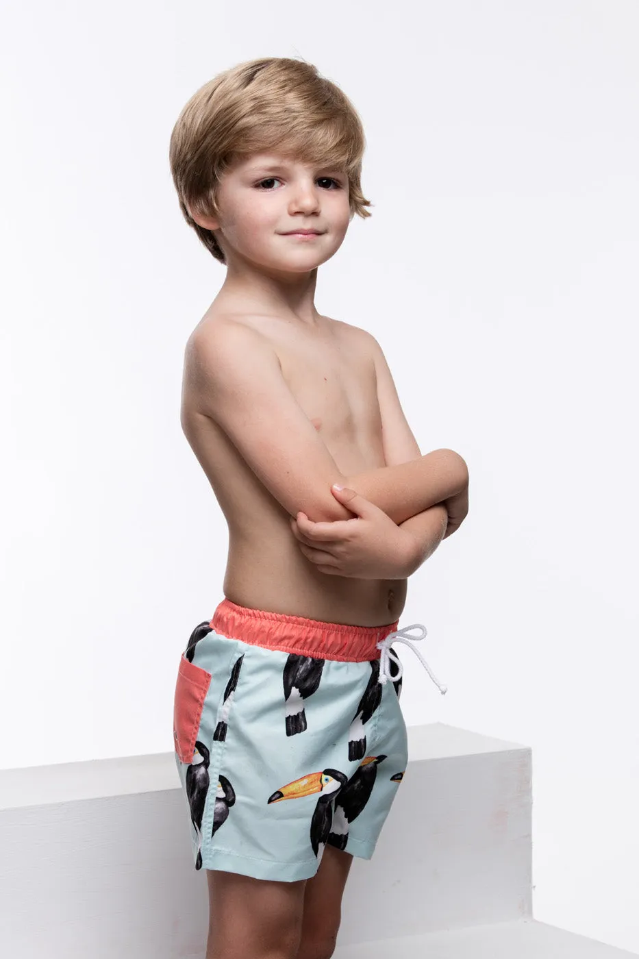 Boys Tucan Swim Trunks