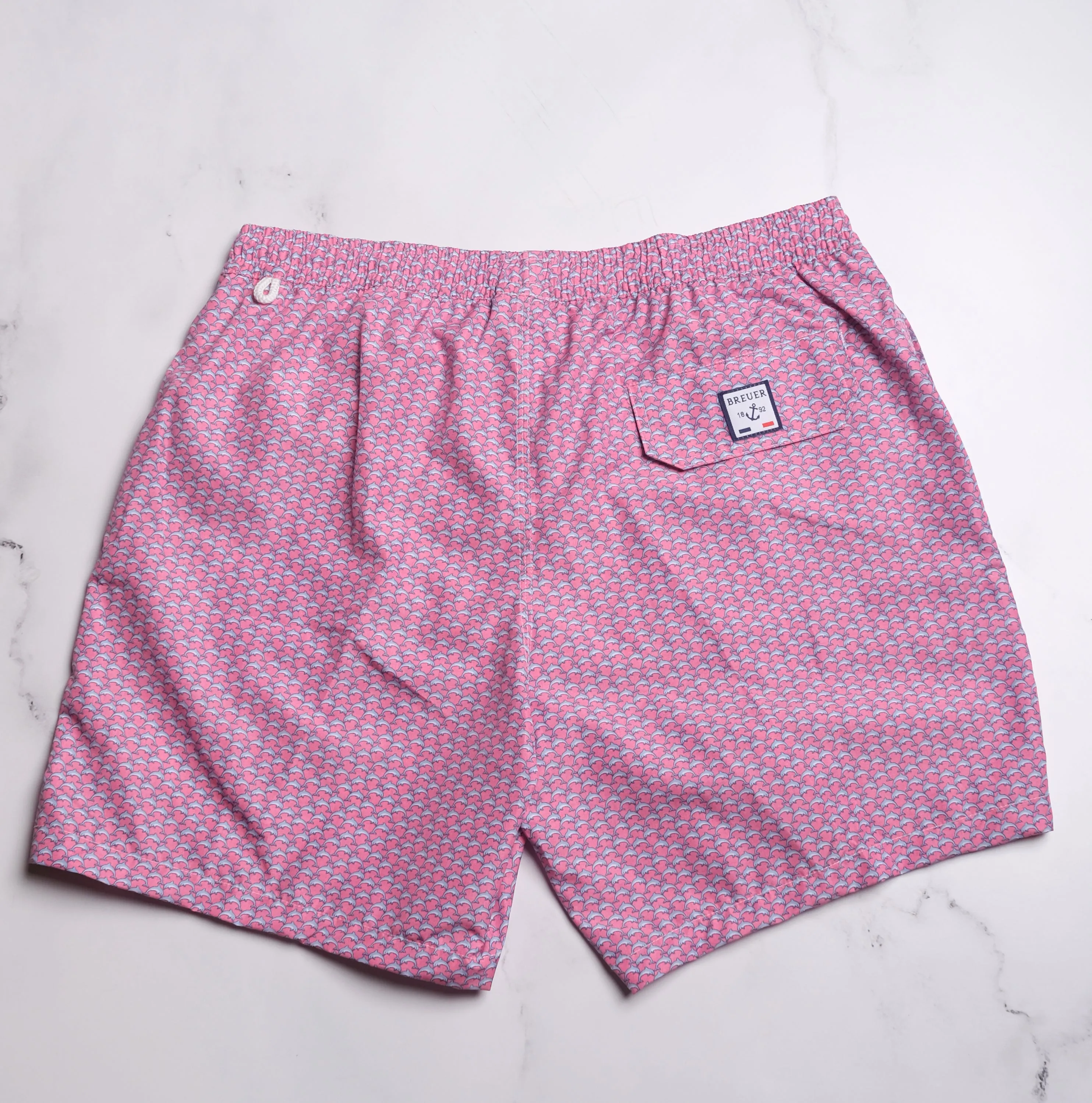 Breuer Dolphins Swim Trunk - Pink